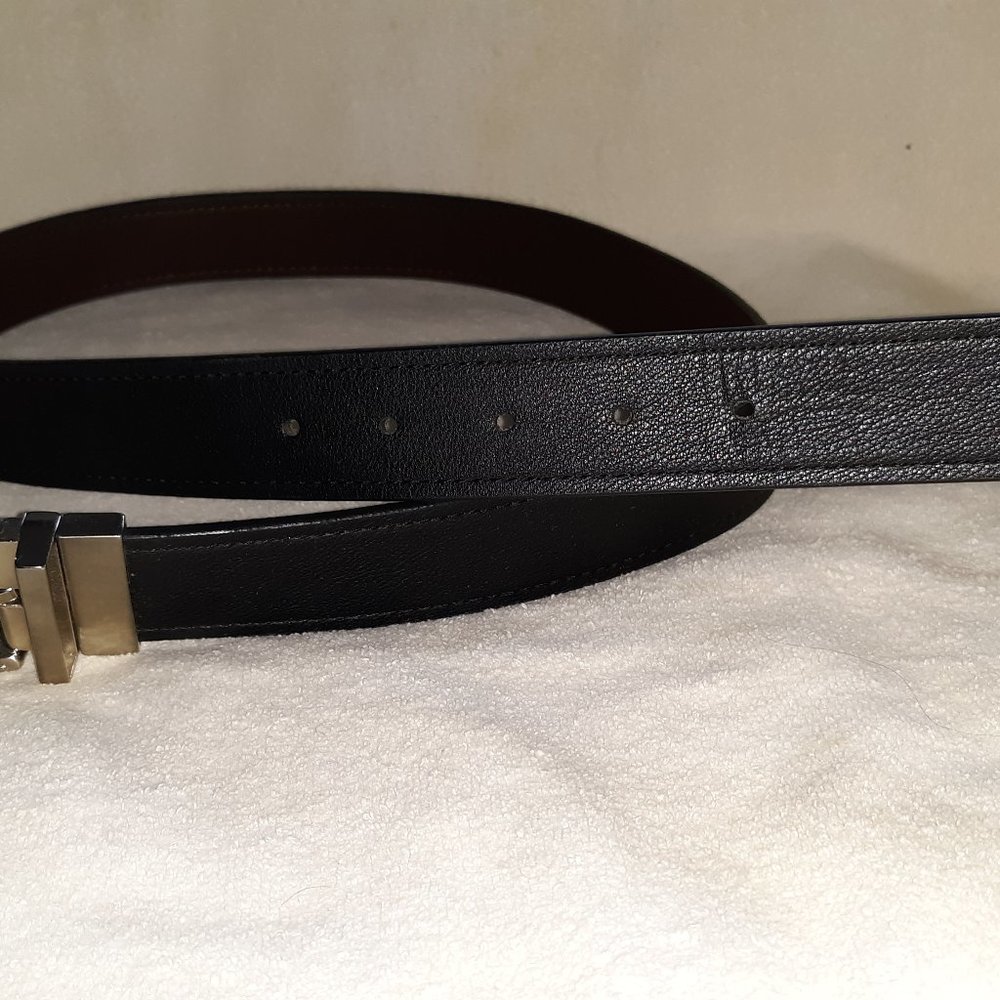 Michael Kors 36" Black/Brown Reversible Belt